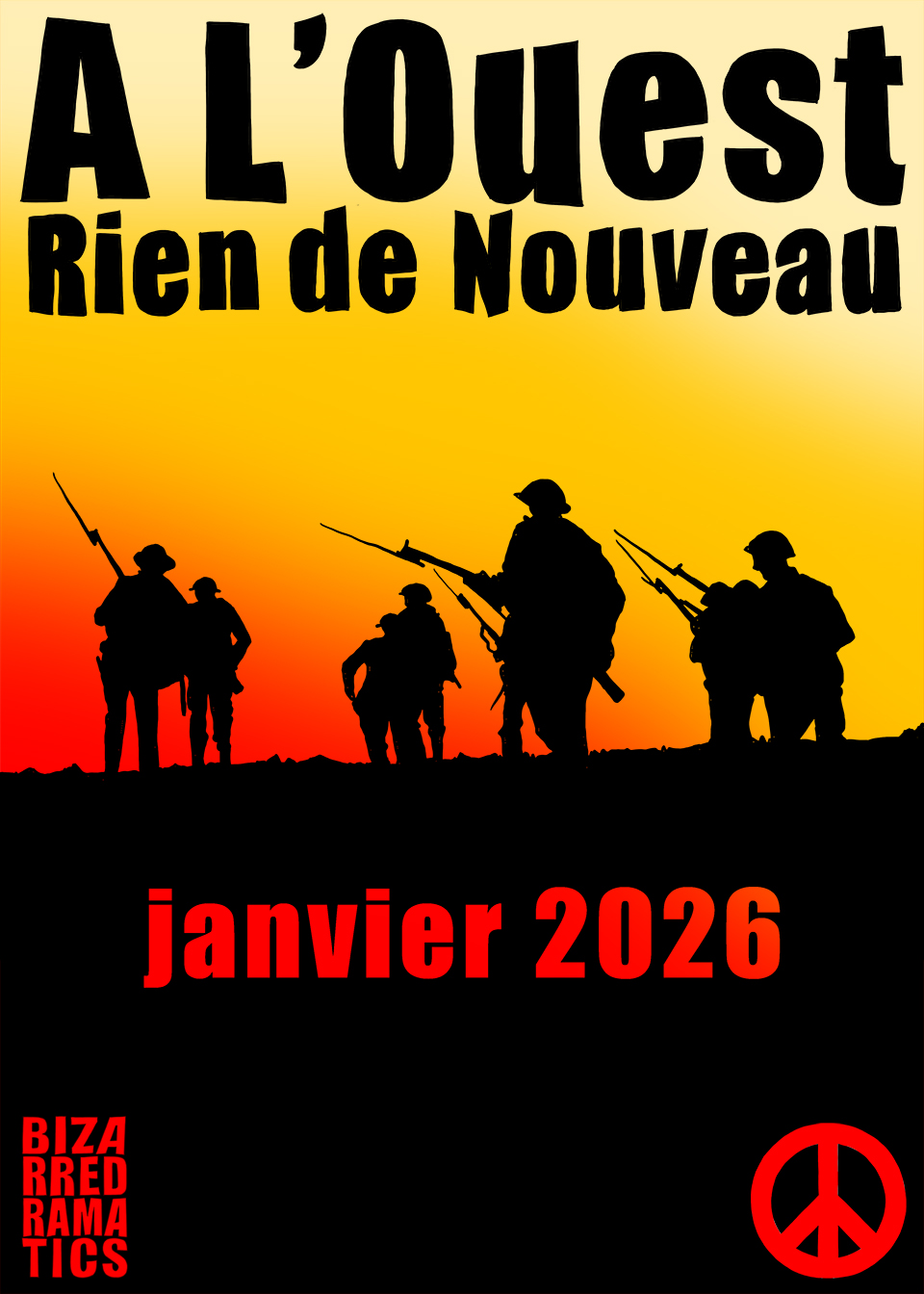 A l'Ouest Rien de Nouveau - Erich Maria Remarque- Création Janvier 2026